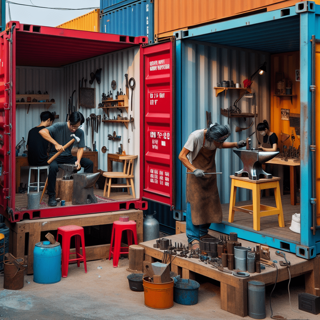 shipping container workshops
