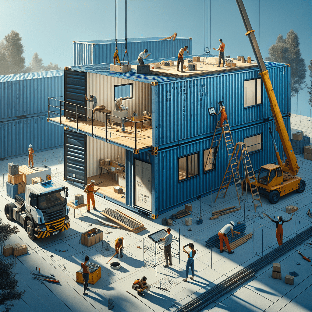 container home building