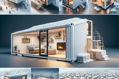 Container Homes for Cold Climates: Insulation Strategies, Heating Systems & Survival Tips