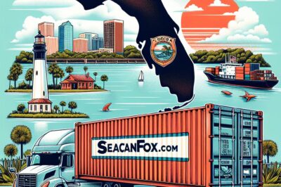 Shipping Containers 40′ New, Used or One-Trip for Sale in Florida