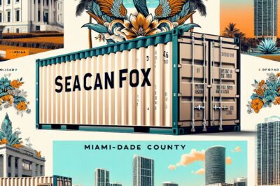 Ground Level, Portable Container Offices: Rental Costs in Miami-Dade County
