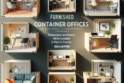Harris County Container Offices: Furnished, Temporary Workspace Costs