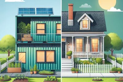 Eco-Friendly Housing: Shipping Container vs Traditional Homes Comparison