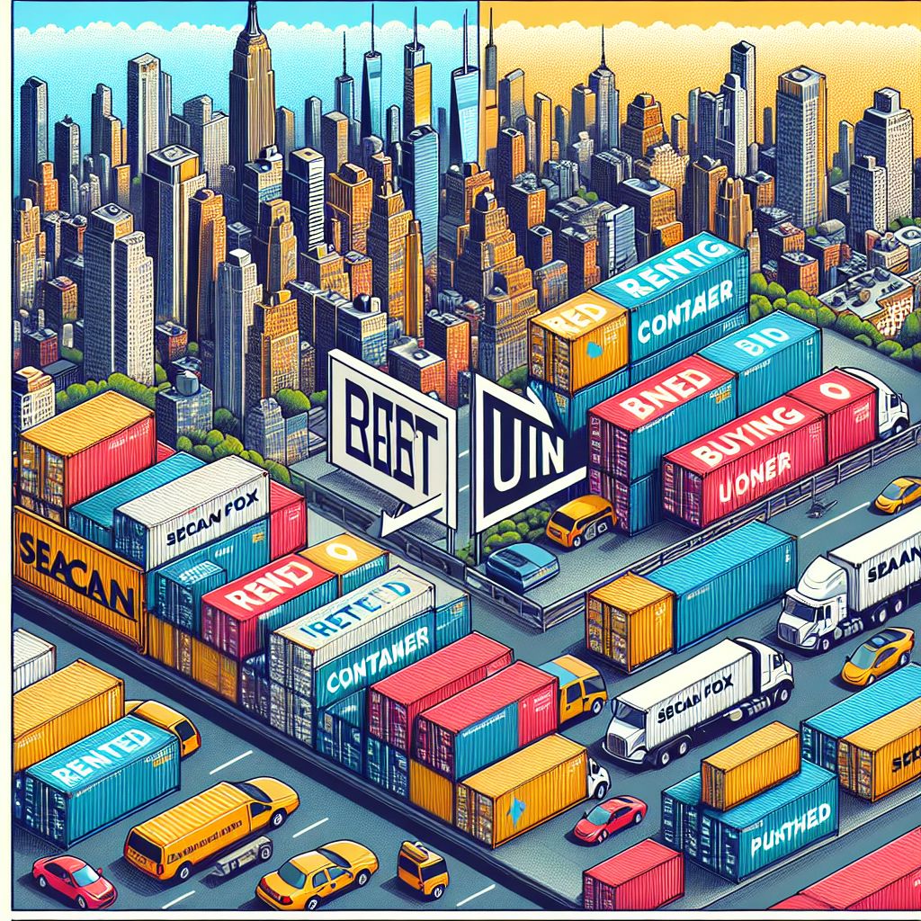 Shipping Container Rental vs Purchase Prices in New York 