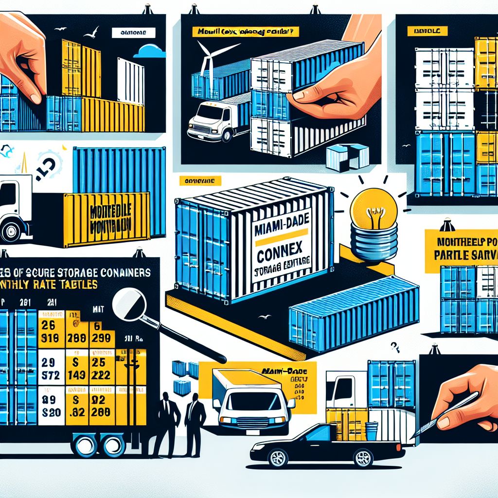 Conex Container Rentals Miami-Dade: Secure Storage, Sizes & Monthly Rates 