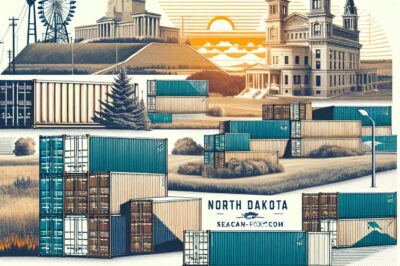 North Dakota Shipping Container Rental Sizes & Rates – Portable Self-Storage Options