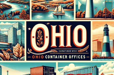 Ohio Container Office Sizes & Rental Costs with Bathroom