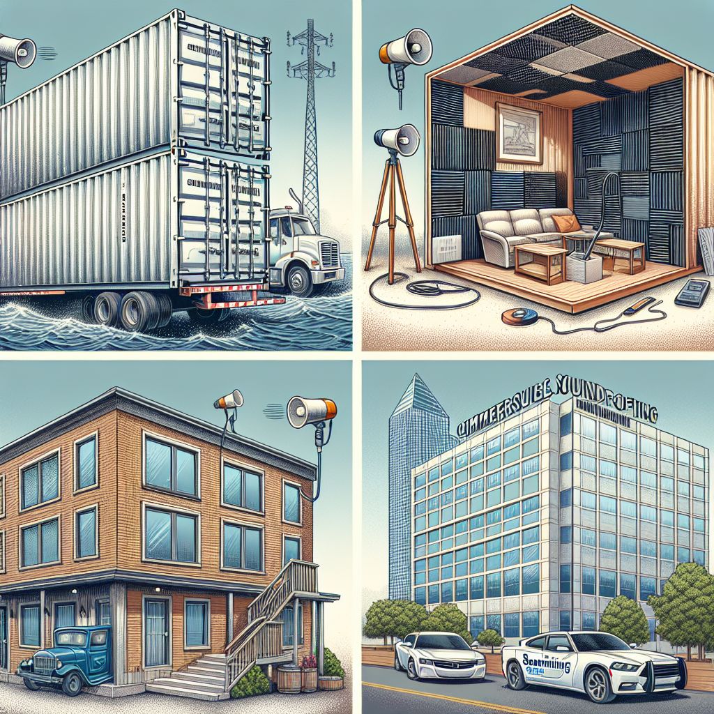 Soundproofing companies Dallas, TX– container vs traditional vs commercial
