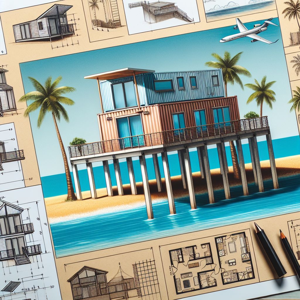 Florida Shipping Container Beach House On Stilts Design & Prices

