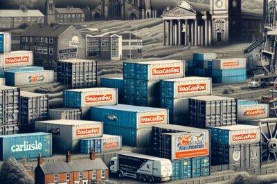 Shipping Container Self-Storage Units Near Me In Carlisle, UK: Sizes & Rates